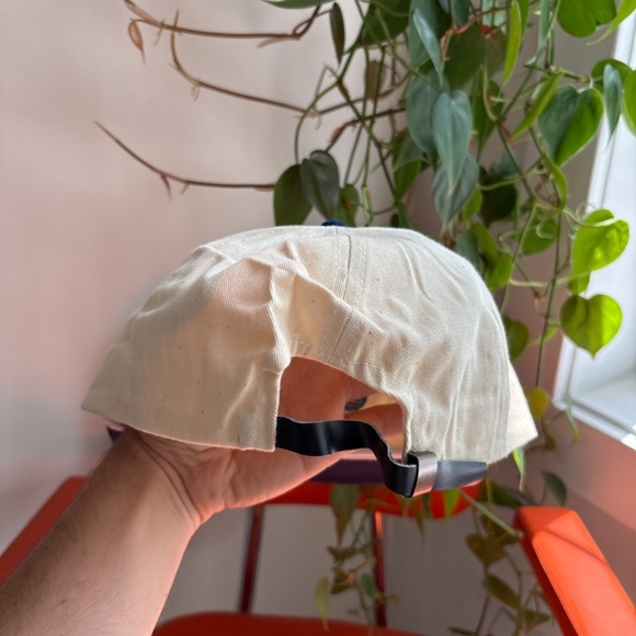 Vintage At&T Canada Dad hat trucker hat embroided telecoms blue white strapback - Picture 4 of 8